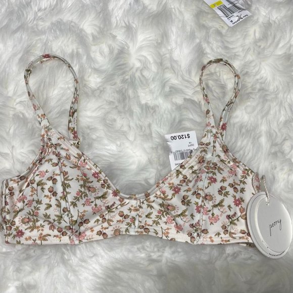 Peony Women's Size 2 Floral Bikini Top And Bottom NEW NWT - Picture 4 of 7